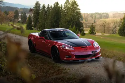 Chevrolet Corvette Z06 — Coupé sportif légendaire, 512 ch et boîte manuelle — vue extérieure