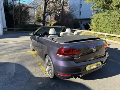 VW Golf Cabrio 1.4 TSI DSG — Décapotable sportive, jantes BBS, parfait état — côté