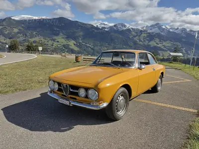 Alfa Romeo 1750 GTV 1ère Série 1968 — Chef-d'œuvre coupé italien, 60'000 km d'histoire — vue extérieure