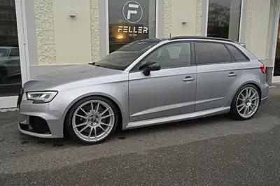 Audi RS3 Sportback APR 555 Kit — 555 ch turbo, quattro intégral, performance extrême — rear view