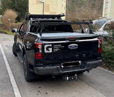 Ford Ranger DKab 2.0 EcoBlue 4x4 Wildtrak — Pickup robuste avec leasing avantageux — Heckansicht