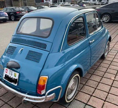 FIAT 500L 1969 — Icône italiana en excellent état, véhicule de collection — intérieur