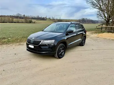 Skoda Karoq 2.0 TDI 150 ch — SUV robuste 4x4, sans accident, équipé navigation — côté