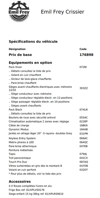 Range Rover Evoque P300e R-Dynamic SE — Hybride rechargeable, 76'000 km, design premium — Seitenansicht