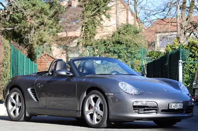 Porsche Boxster S 3.4 — Roadster emblématique, boîte manuelle authentique — Außenansicht