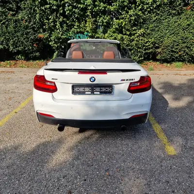 BMW M235i xDrive Cabriolet — Roadster sportif turbo, +80 PS tunné, 122'000 km — arrière