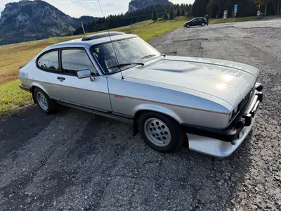 Ford Capri 2,8 — Coupé sportif des années 80, 58'000 km authentiques — Außenansicht