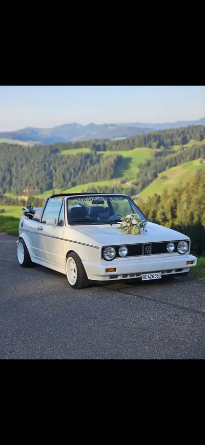 VW Golf Cabriolet 1800 GLI — Roadster des années 80, authentique et débridé — Außenansicht