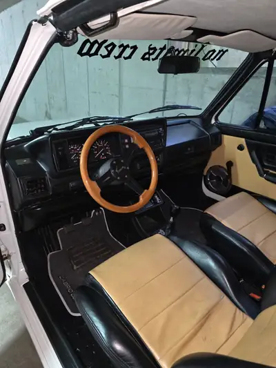VW Golf Cabriolet 1800 GLI — Roadster des années 80, authentique et débridé — Miniatur 7