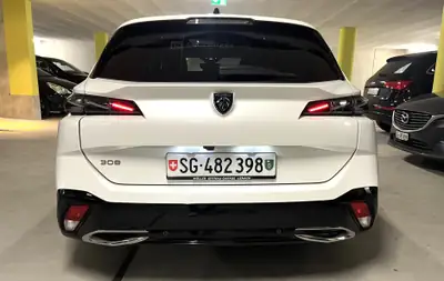 Peugeot 308 SW 1.6 PHEV 225 GT — Break hybride rechargeable, 83'500 km, sans sinistre — Heckansicht