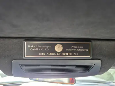 BMW-Alpina B5 BiTurbo 540 PS — Collector rare, V8 suralimentation, numéro 201/260 — Miniatur 9