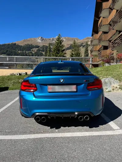 BMW M2 Coupé — 370 ch, boîte manuelle, bleu métallisé, 66 000 km — cruscotto