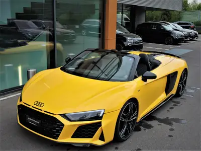 Audi R8 Spyder 5.2 FSI V10 — Cabriolet haute performance, 33 500 km seulement — Thumbnail 11