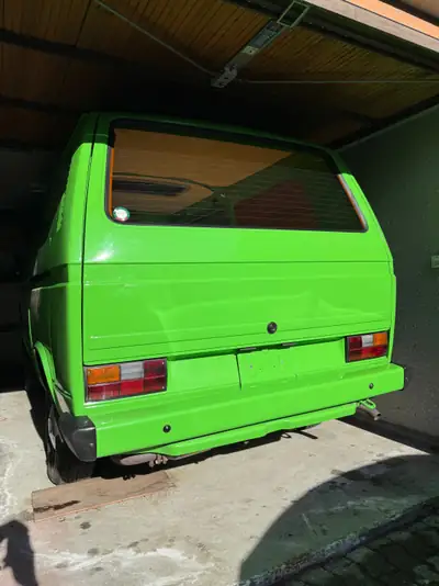 VW T3 Typ 2 — Mythique Combi Vintage 2009, Portes Coulissantes Pratiques — Innenraum