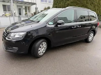 VW Sharan 2.0 TDI Highline — Monospace 7 places diesel, équipement premium — vue extérieure