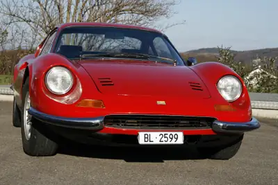 Ferrari Dino 246 GT Série L 1970 — Chef-d'œuvre italien authentique, 40'000 km — vue extérieure