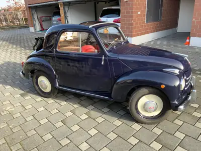 FIAT Topolino C 1950 — Cabriolet légendaire, seulement 7'300 km — vue extérieure
