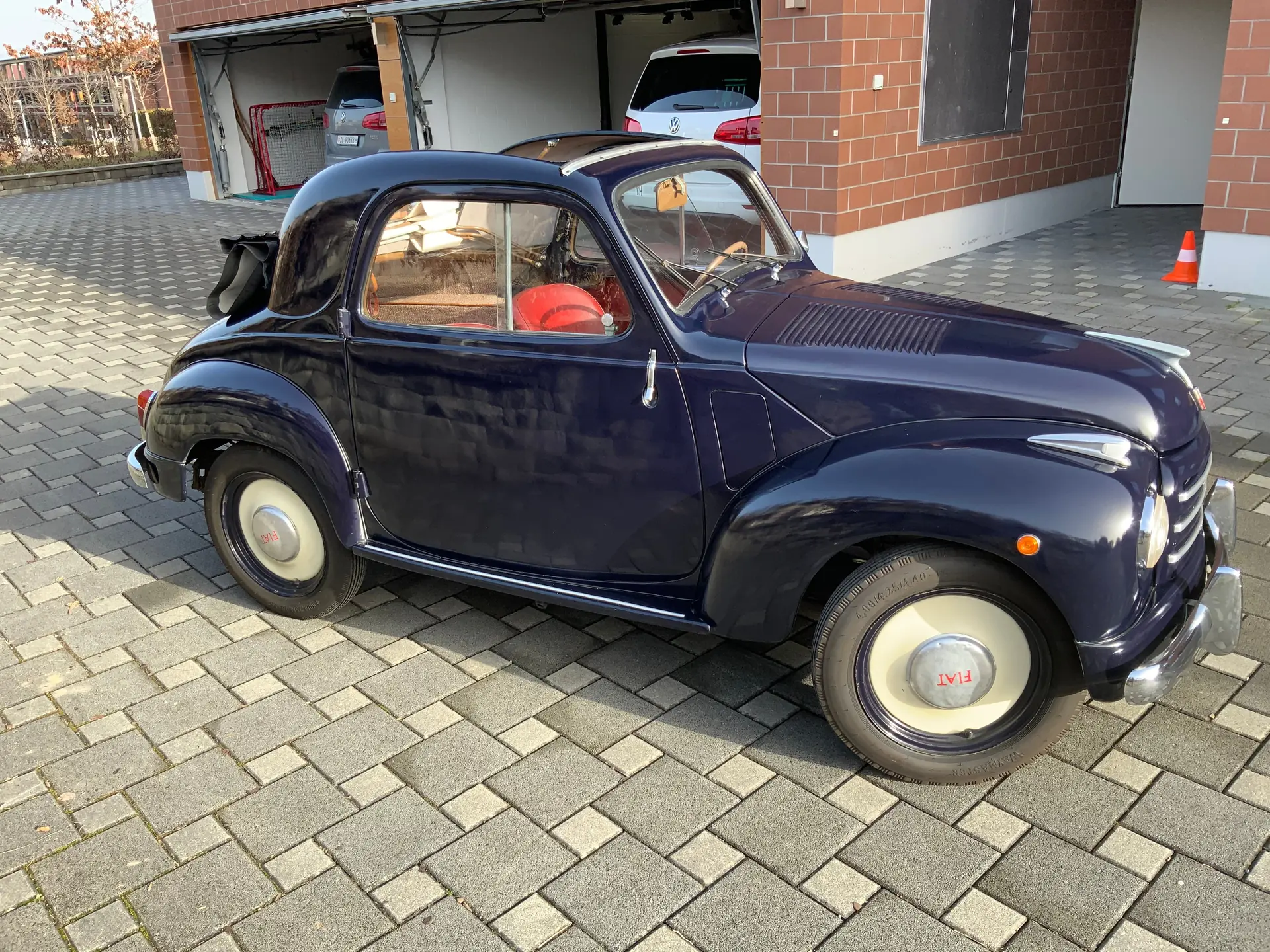 FIAT Topolino C 1950 — Cabriolet légendaire, seulement 7'300 km — vue extérieure