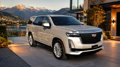 Cadillac Escalade Premium Luxury 2021 — SUV prestige américain, 27000 km seulement — vue extérieure