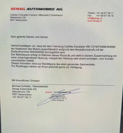 Cadillac Escalade Premium Luxury 2021 — SUV prestige américain, 27000 km seulement — Miniature 7