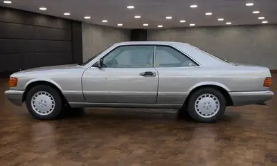 Mercedes-Benz 500 SEC — Coupé V8 classique, moteur légendaire, entretien complet — Miniatur 8