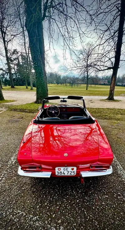 Fiat 124 Spider AS 1969 — Cabriolet rétro culte, 45'000 km seulement — arrière
