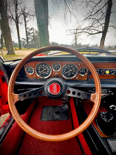 Fiat 124 Spider AS 1969 — Cabriolet rétro culte, 45'000 km seulement — détail