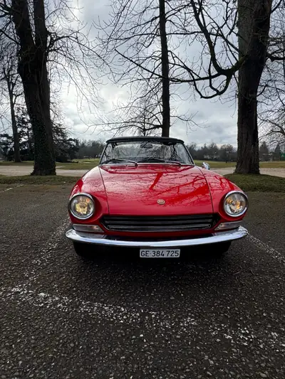 Fiat 124 Spider AS 1969 — Cabriolet rétro culte, 45'000 km seulement — Miniature 9