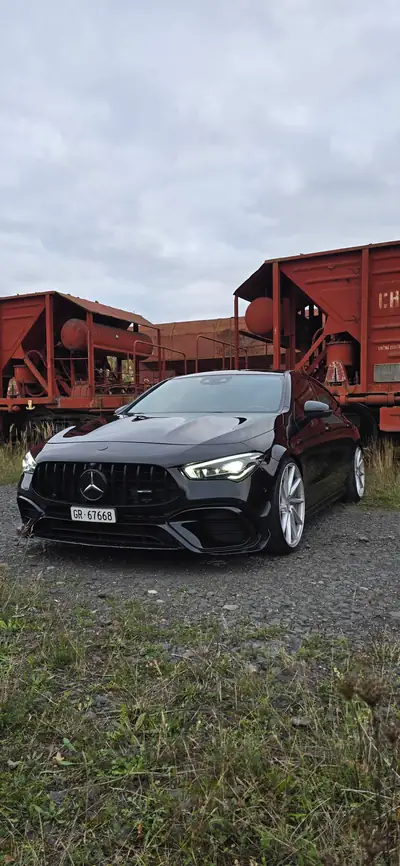 Mercedes-Benz CLA 45 AMG — 500 ch, la plus puissante CLA45S de Suisse — côté