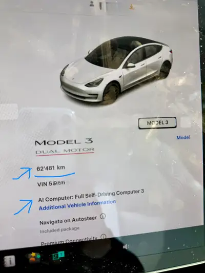 Tesla Model 3 Performance Dual Motor AWD — Électrique haute performance, 62 500 km — Miniature 9