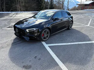 Mercedes-AMG A 45 S 4Matic+ — Compacte sportive 422 ch, service gratuit 10 ans — vue extérieure