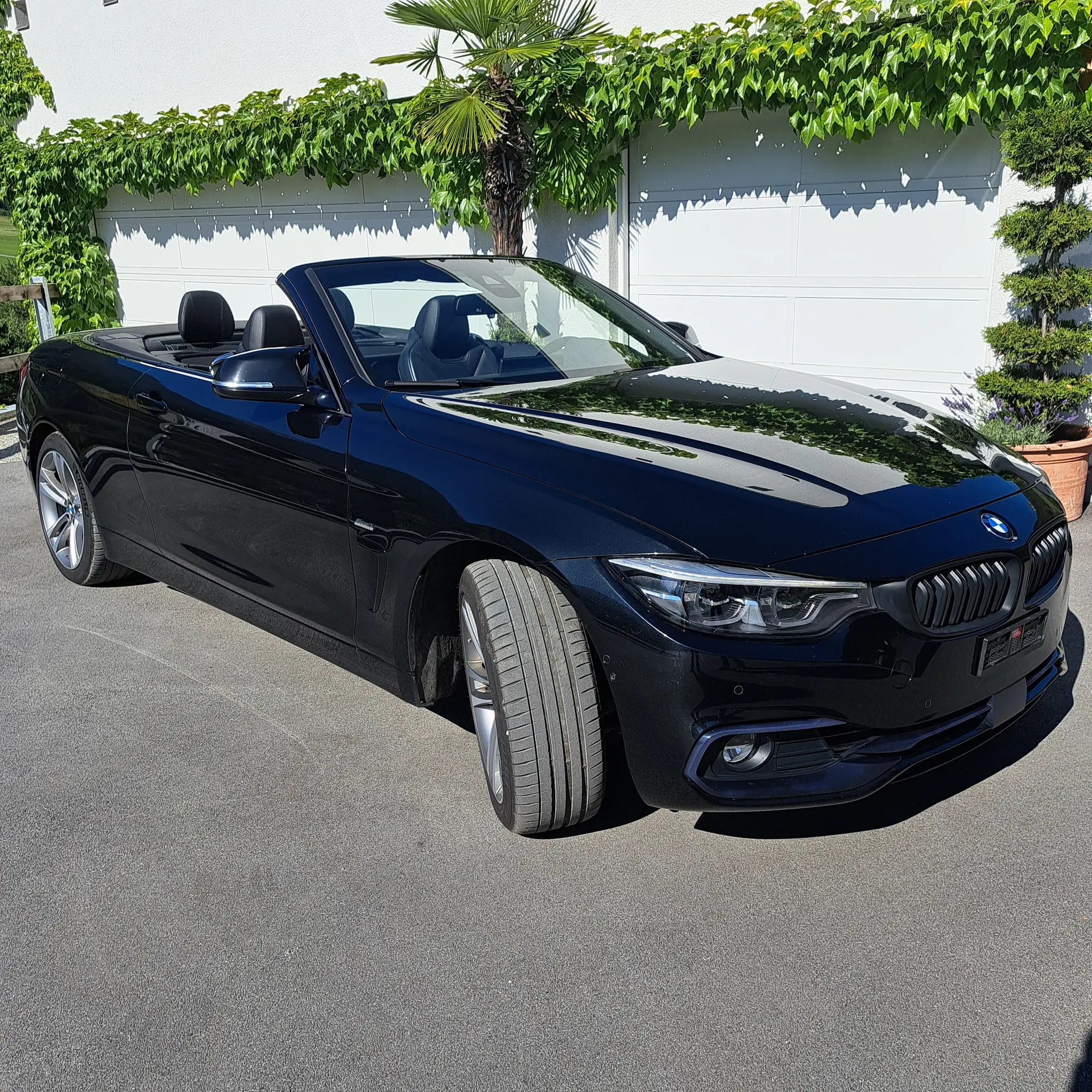 BMW 430i Cabriolet xDrive — Roadster sportif, intérieur premium noir