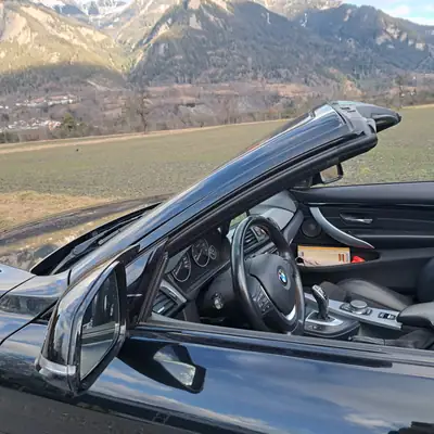 BMW 430i Cabriolet xDrive — Roadster sportif, intérieur premium noir — Miniatura 8