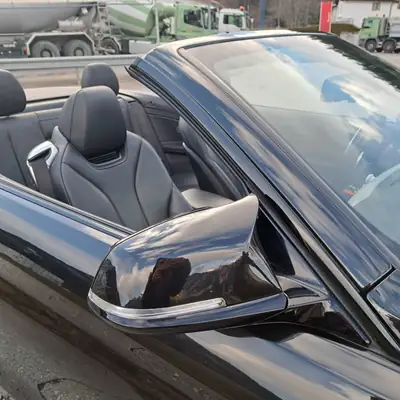 BMW 430i Cabriolet xDrive — Roadster sportif, intérieur premium noir — Miniatura 14