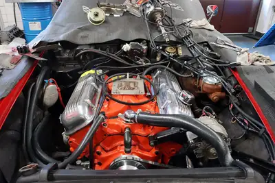 Chevrolet Corvette Big Block 1968 — Cabriolet légendaire, moteur 396 ch — intérieur