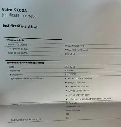 Skoda Karoq 2.0 TSI SportLine 4x4 — SUV performant, 80'000 km, traction intégrale — Thumbnail 8