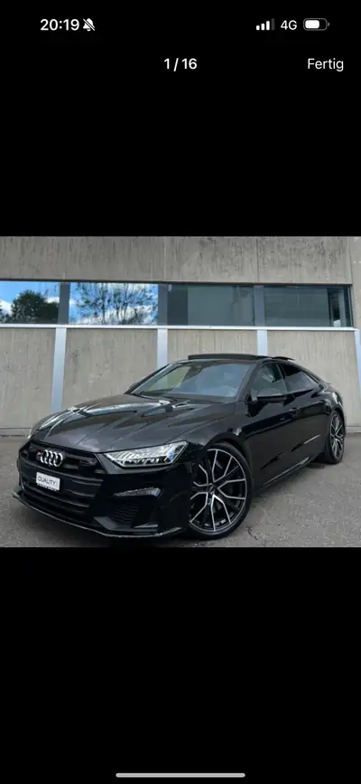 Audi S7 Sportback TDI — Berline sportive diesel 350 ch, tous terrains — vue extérieure