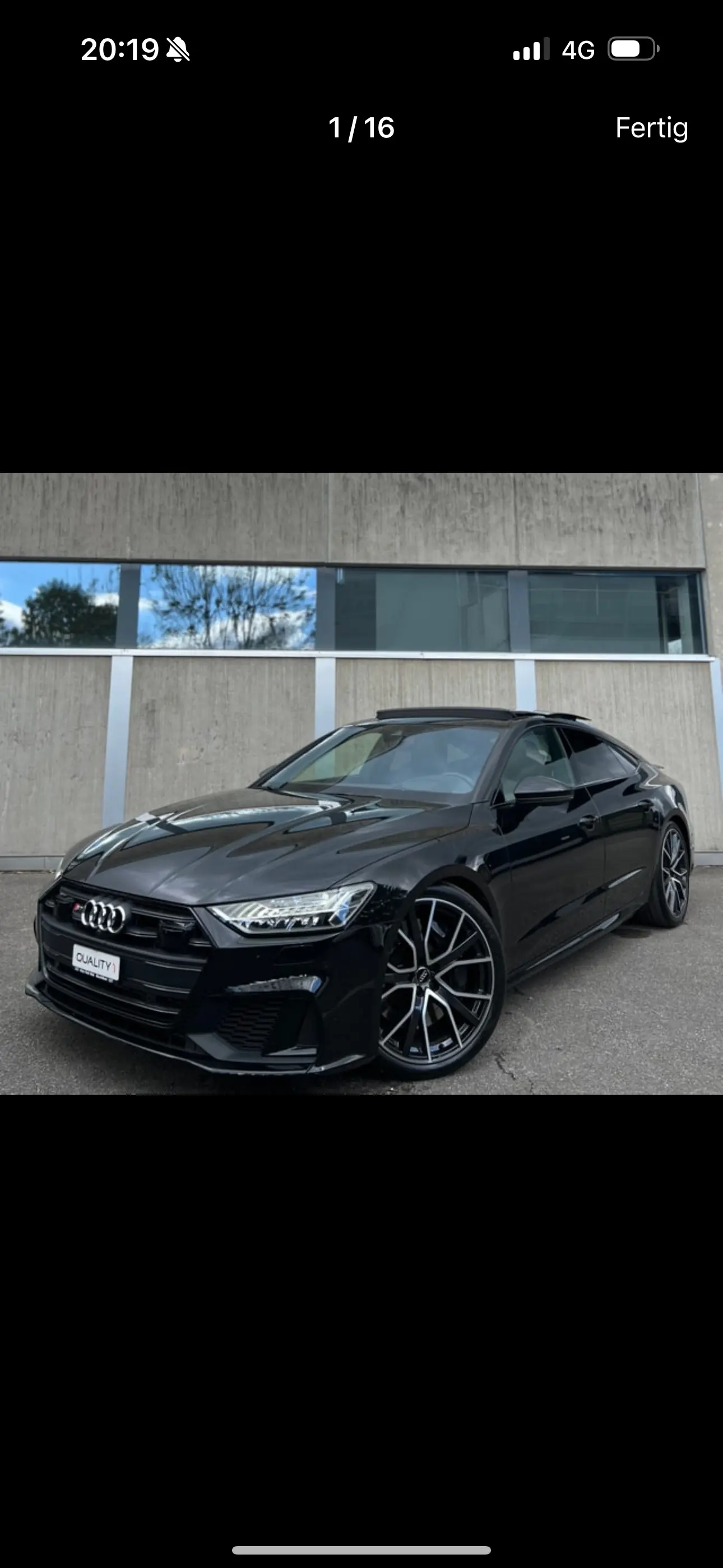 Audi S7 Sportback TDI — Berline sportive diesel 350 ch, tous terrains — vue extérieure