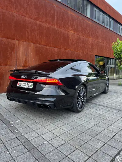 Audi S7 Sportback TDI — Berline sportive diesel 350 ch, tous terrains — côté
