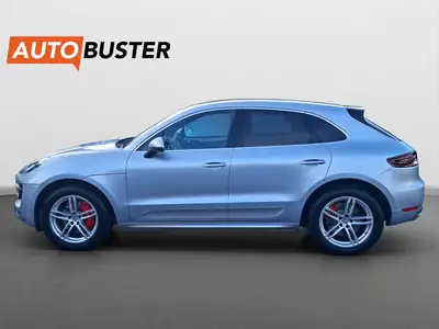 Porsche Macan Turbo PDK 2018 — 400 ch, entretien Porsche complet, sans sinistre — côté