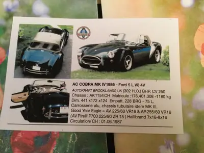 AC Cobra MK IV Aluminium Autokraft 1987 — Légende britannique, cabriolet pur sang — Detail