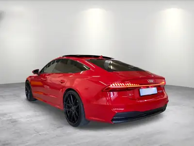 Audi A7 Sportback 55 TFSI Quattro — Berline de luxe hybride, 163'000 km, équipée Matrix LED — côté