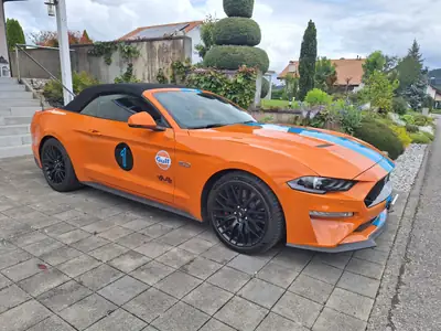 Ford Mustang Convertible 5.0 V8 GT — Cabriolet légendaire, 451 ch purs, occasion rare — side view