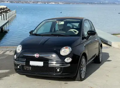 Fiat 500 C TwinAir Turbo Lounge 2012 — Cabriolet urbain, état impeccable, faible kilométrage — vista esterna