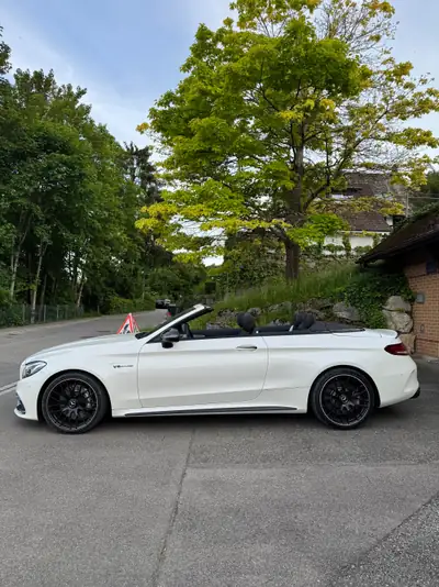 Mercedes-Benz C 63 AMG Cabriolet — 476 ch, Carbone intérieur/extérieur, 35 900 km — Miniature 7