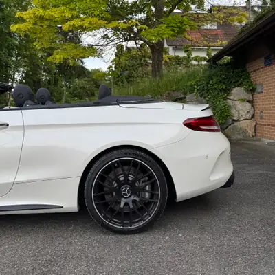 Mercedes-Benz C 63 AMG Cabriolet — 476 ch, Carbone intérieur/extérieur, 35 900 km — Miniature 8