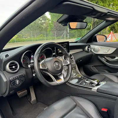 Mercedes-Benz C 63 AMG Cabriolet — 476 ch, Carbone intérieur/extérieur, 35 900 km — Miniature 12