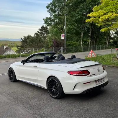 Mercedes-Benz C 63 AMG Cabriolet — 476 ch, Carbone intérieur/extérieur, 35 900 km — Miniature 16