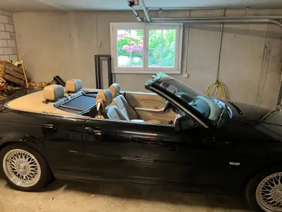 BMW 325 Ci Cabriolet — Décapotable élégante, 193 ch et transmission automatique — Heckansicht