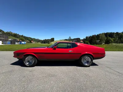 Ford Mustang Mach 1 351 1972 — Légende américaine restaurée, V8 muscle car authentique — Miniatur 7